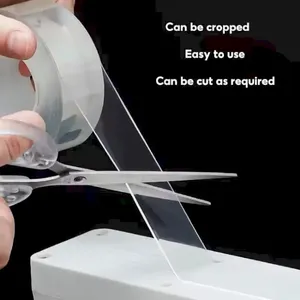 Cinta Adhesiva Nano Transparente de Doble Cara en Rollo, Impermeable, Acrílica, para Mascotas, 1m 2m, Venta al por Mayor - Product Image 3