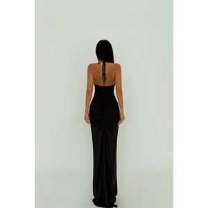 Black <b>Cocktail</b> <b>Dress</b> with Intricate Back Detail - Product Image 3
