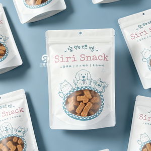 Small Batch Digital Printed Pet Snack <b>Packaging</b> <b>Bag</b> Resealable Stand Up Pouch With Window For Dog Treats And Cat Food - Product Image 4