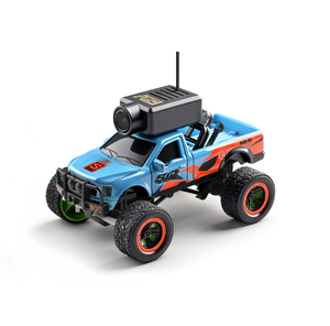 Huvelon - Coche RC Miniatura a Escala <span class=keywords><strong>1</strong></span>/64, 4 Canales, Carrocería de Metal, Tamaño Compacto para Jugar en Interiores, Listo para Usar, Juguete de Pasatiempo - Product Image 3