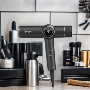 Vente en gros Sèche-cheveux professionnel haute vitesse 110000 tr/min avec diffuseur pour cheveux bouclés Sèche-cheveux ionique à séchage rapide 1200W - Product Image 5