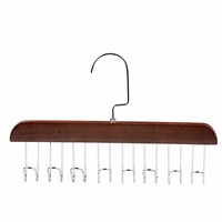Cintres multifonctionnels en bois à double niveau, modernes, écologiques, antidérapants et peu encombrants, pour armoire et magasin de vêtements