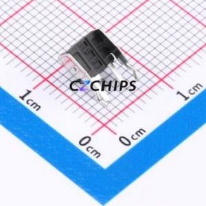 TP12612643 Tactile Switch Through hole Component (THT) Switch Single Pole Single Throw Round Button 1.6N Through Hole - Product Image 2