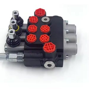 P40 Manual 3-Spool Directional Control Valve, 12V Double Acting, G3/8 Port | Construction Machinery Parts - Product Image 4