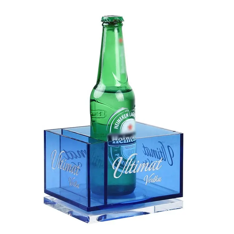Популярный пластиковый контейнер для замораживания вина, акриловый контейнер для льда, для продажи пива