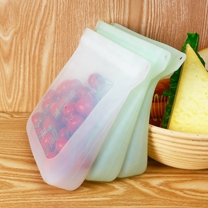Sac de conservation alimentaire en silicone 1000/2000 ml, qualité alimentaire, réutilisable, sac en silicone réutilisable, sac alimentaire en silicone scellable - Product Image 3