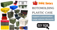 Boîte de transport étanche en plastique rigide BSDCASES Rold Moto, indice de protection IP65, protection robuste