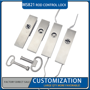 Khóa cửa tủ từ nhà sản xuất điện hợp kim kẽm ms820 xử lý khóa bảng điều khiển Rod loại ổ khóa bảng điều khiển Tủ chốt - Product Image 5
