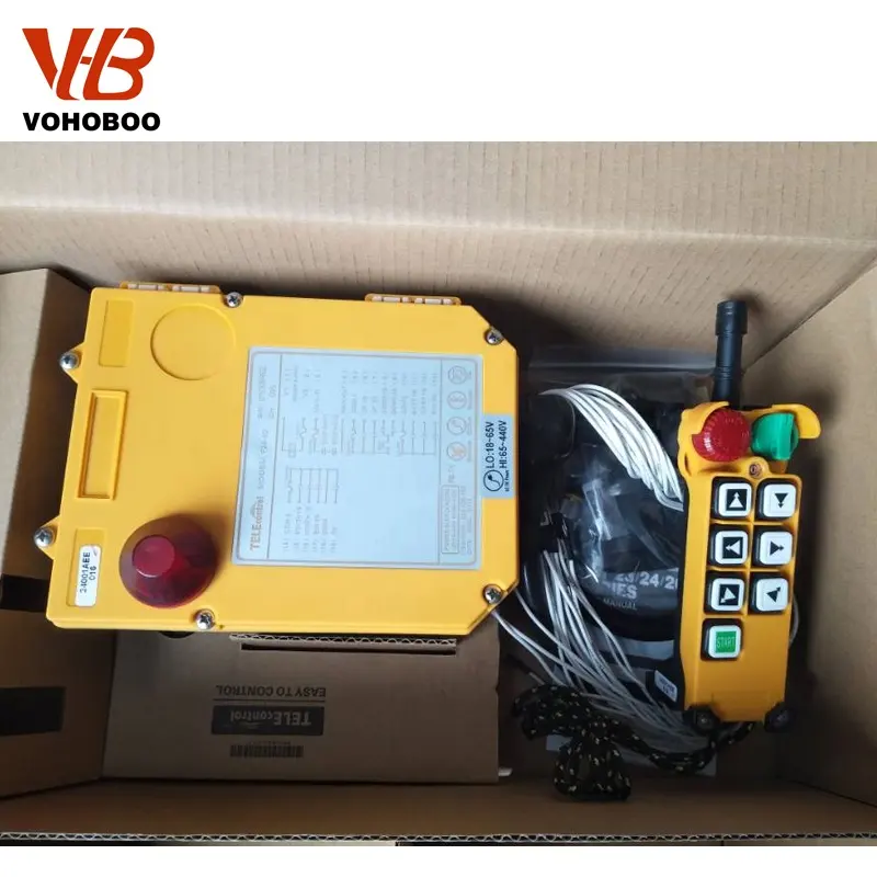 Telecontrol Lifting 6 Double Speed Wireless Industrial Crane Radio Remote Control F24-6D