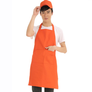 Ajustável Restaurante Garçom Uniforme Cozinha Avental 100% algodão Bakery Food <span class=keywords><strong>Service</strong></span> Impermeável Cozinhar Avental Longo Avental - Product Image 6