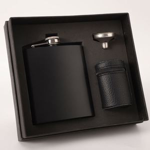 Gourde à liqueur en acier inoxydable noir mat avec gravure laser, logo personnalisé, 6oz, 7oz, 8oz, 9oz, 10oz, 12oz - Product Image 6