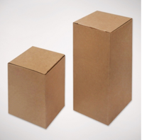 Boîte d'emballage pour tasses à café ou thé, papier kraft personnalisé, 10 pièces