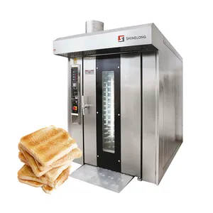 Rotating Deck Stone Pizza Oven Rotary Bread Baking Oven Digital Convection Rotary ovens