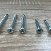Vis autoperceuses à tête fraisée Phillips DIN7504P Grade 4.8, acier au carbone zingué M3.5 M4.2 M4.8 M5.5 M6.3
