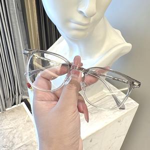 Monturas de gafas redondas unisex de metal TR con filtro de luz azul, lentes de resina de marco completo para estudiantes y adultos - Product Image 3