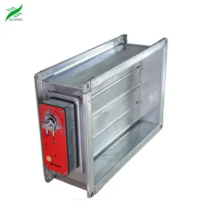 Galvanized Sheet Motorized Air Duct Damper Or Motorized Fire Damper