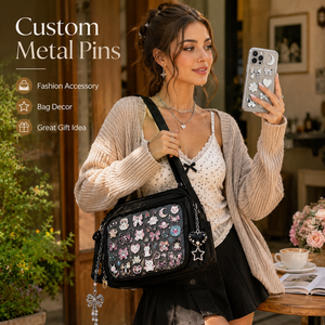Ingrosso Simpatici Spille in Metallo Kawaii, Distintivi da Bavero in Smalto Duro Placcati Oro, Spille a Cartone Animato per Borsa <span class=keywords><strong>Ita</strong></span>, Zaino, Abbigliamento, Regalo - Product Image 3