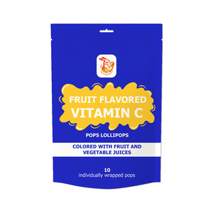 Vente en gros usine : Sucettes aromatisées aux fruits à la vitamine C, enrichies en fibres alimentaires et protéines, hydratantes pour la gorge, à base de plantes naturelles, emballées - Product Image 1