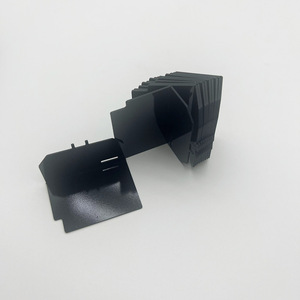 Moldeo por inyección de piezas de plástico PC ignífugo negro personalizado para componentes electrónicos - Product Image 4