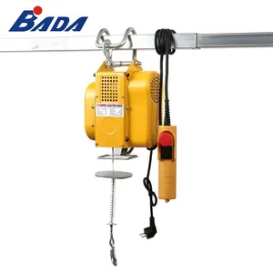 Chain crane 125/250kg weight-bearing steel cable wire rope electric winch hoist with remote control