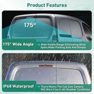 Caméra <span class=keywords><strong>de</strong></span> <span class=keywords><strong>recul</strong></span> pour toit <span class=keywords><strong>de</strong></span> voiture GreenYi AHD 1080P pour Citroën Berlingo II / Peugeot <span class=keywords><strong>Partner</strong></span> II (2008-2016) - Product Image 3