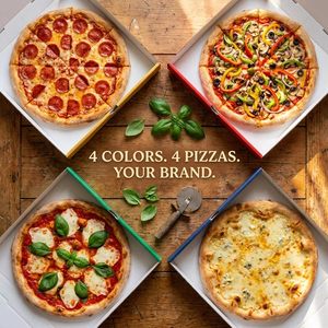 Scatole di Carta Artigianale Bianche per Pizza Fatta in Casa e per i Tuoi Progetti Creativi - Product Image 2