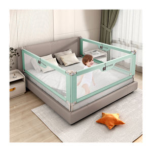 Pare-chocs Lit Pliant Rail Reine <span class=keywords><strong>Bebe</strong></span> Cadre Rails Garde Protection Clôture Respirant Babyproof Lit Garde-Corps Sécurité Premier Lit Rail - Product Image 3