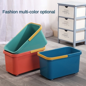 Seau à serpillière durable pour la maison : Seau rectangulaire épaissi pour le nettoyage avec une serpillière plate ou une serpillière éponge - Product Image 1