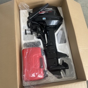 新型ラオゲン9.8馬力2ストロークガソリン船外機水冷式169cc 12L燃料容量2気筒ボートエンジン - Product Image 6