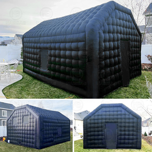 Carpa de Fiesta VIP Negra, Iluminación LED Portátil para <span class=keywords><strong>Discoteca</strong></span>, Carpa Móvil para Club Nocturno, Carpa Inflable para Club Nocturno, <span class=keywords><strong>Discoteca</strong></span> Inflable - Product Image 5