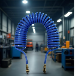 Tuyau d'air spiralé en PU 98 Shore, tuyaux connectés en polyuréthane pour usage industriel - Product Image 3
