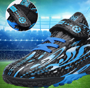 Chaussures de football blanches pour jeunes, respirantes, pour futsal, avec lacets réglables, pour l'entraînement, pour garçons et filles - Product Image 6