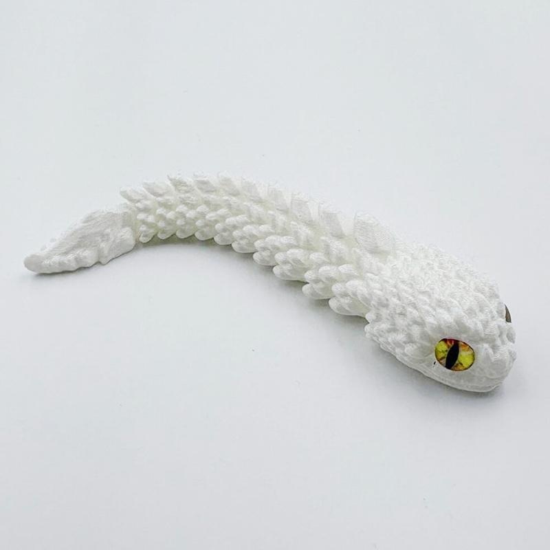 13.5cm white rock snake
