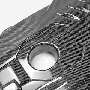 ฝาครอบเครื่องยนต์คาร์บอนแท้สำหรับ Hyundai G4kh/theta II 2.0 Turbo GDI ฝาครอบเครื่องยนต์ยังพอดีกับ I30N/Elantra n/kona n/veloster N - Product Image 5