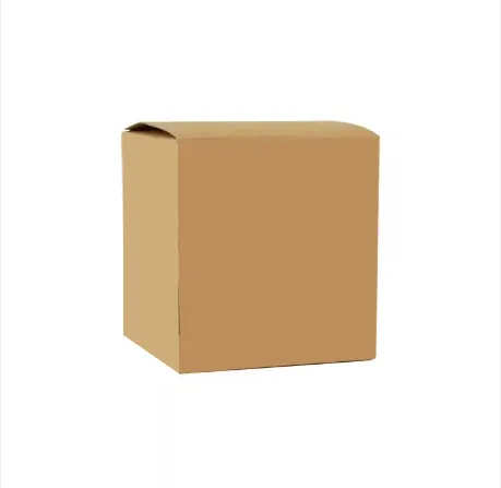 Caixas de embalagem dobráveis personalizadas, embalagens perfumadas da caixa marrom da vela