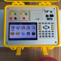 Testeur de rapport de transfert JH2704, testeur de rapport de tension de transformateur avec fonction de test de tirage et écran LCD de 5,6 pouces