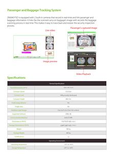 Máy quét X-quang Độ phân giải cao Máy kiểm tra hành lý máy dò kim loại khu vực quét lớn bảo vệ an ninh không dây - Product Image 6