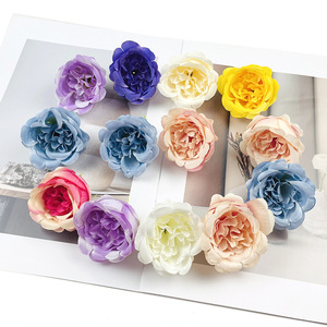 Têtes de fleurs de pivoine simulées, fleurs artificielles en soie pour décoration de mariage, décoration de la maison, accessoires de photographie - Product Image 1