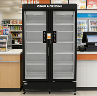 Qingo Distributeur Automatique de Supermarché 24h/24 à Fonctionnement Simple avec Écran Tactile SDK et Gestion Cloud