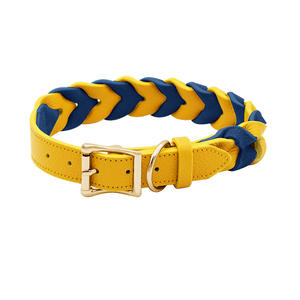 Colliers pour animaux de compagnie en cuir durable faits à la main de luxe, collier tactique pour chien d'extérieur pour les grands chiens - Product Image 3