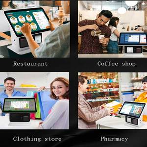 Hiệu suất cao màn hình kép Windows <span class=keywords><strong>10</strong></span> <span class=keywords><strong>POS</strong></span> Màn hình 15.6 + <span class=keywords><strong>10</strong></span>.<span class=keywords><strong>1</strong></span> <span class=keywords><strong>inch</strong></span> màn hình cảm ứng cho cửa hàng bán lẻ tiền mặt đăng ký máy tính - Product Image 4