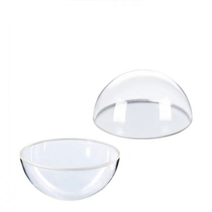 Precios de fábrica Lente esférica de Hemisferio de cúpula de vidrio óptico personalizado para protección - Product Image 5