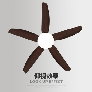 <b>Ceiling</b> <b>Fan</b> Light 5 Blade LED Modern Minimalist Design For Living Room And Dining Room Zhongshan Lighting - Product Image 4