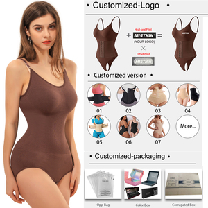 Body gainant <span class=keywords><strong>string</strong></span> taille haute amincissant avec grille, sans couture, pour sculpter la taille et réduire la graisse du bas du ventre pour <span class=keywords><strong>femme</strong></span> - Product Image 4