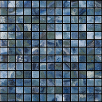 Mosaicos de Vidrio Reciclado Ecológicos Delphi de 25x25cm para Baño y Paredes Interiores, Hechos en España