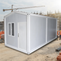 Maison conteneur préfabriquée modulaire amovible et portable, intégrée, pour bureau, ferme, école, chambre