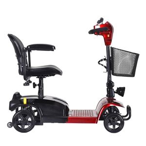 Hot <b>Sale</b> Cross-Border Four-Wheel Electric <b>Mobility</b> <b>Scooter</b> <b>for</b> Elderly Disabled with 24V250W Motor 120KG Capacity <b>Folding</b> Design - Product Image 3