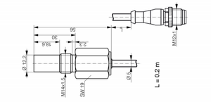 BXUAN IP67 blindé 56mm NPN PNP capteur de proximité inductif haute pression sans <span class=keywords><strong>Contrinex</strong></span> pour M18 pour usage industriel - Product Image 6