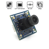 Module de caméra CCD Sony Effio-E haute résolution grand angle faible consommation 700TVL, taille mini 38*38mm, analogique pour usage industriel