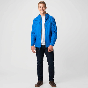 <b>Men's</b> Breathable Outdoor Running Camping Hiking <b>Bike</b> Sport Windbreaker <b>Jacket</b> Stand Collar Hooded Full Zip New Arrival - Product Image 1